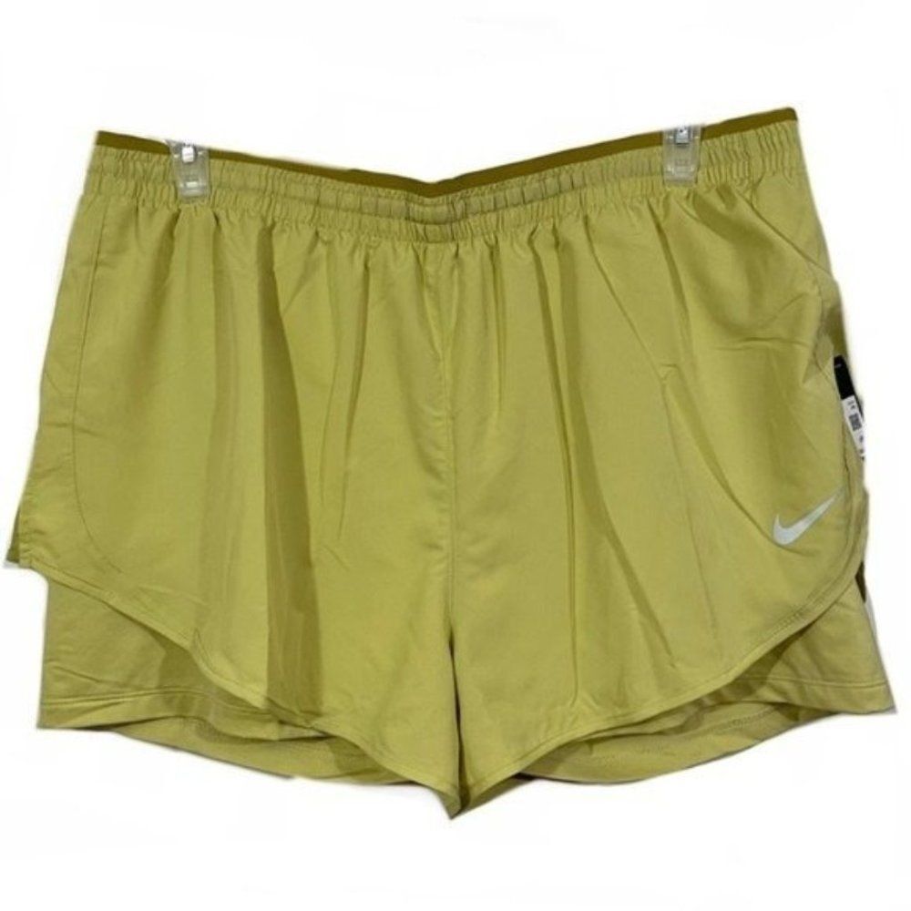NWT Nike Plus Size Tempo Luxe Layered Running Shorts